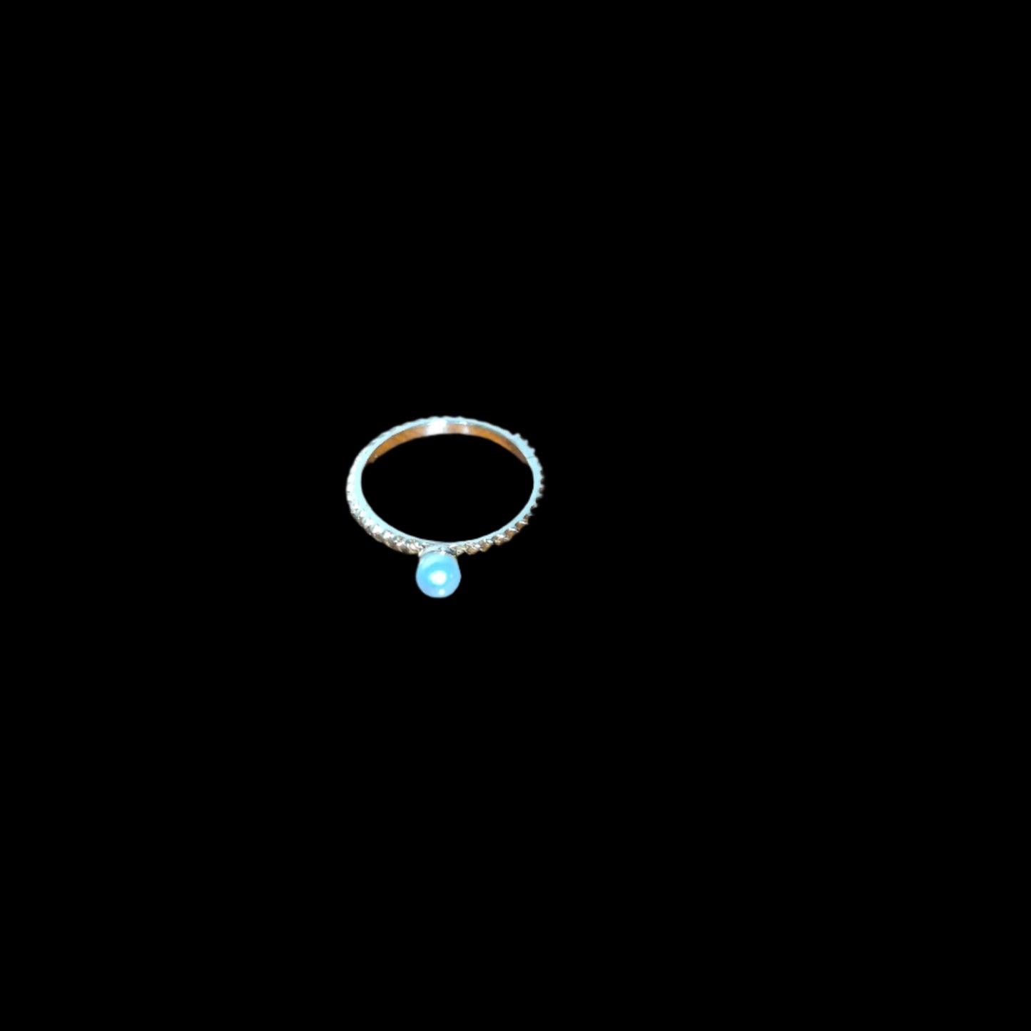 Glass Pearl Ring