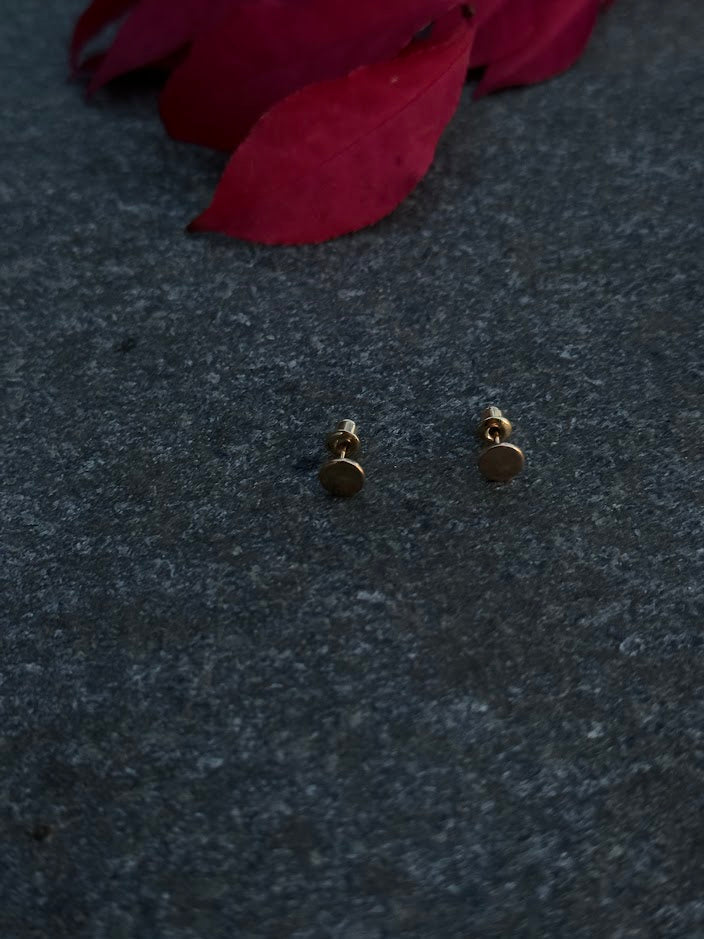 Minimalist Gold Stud