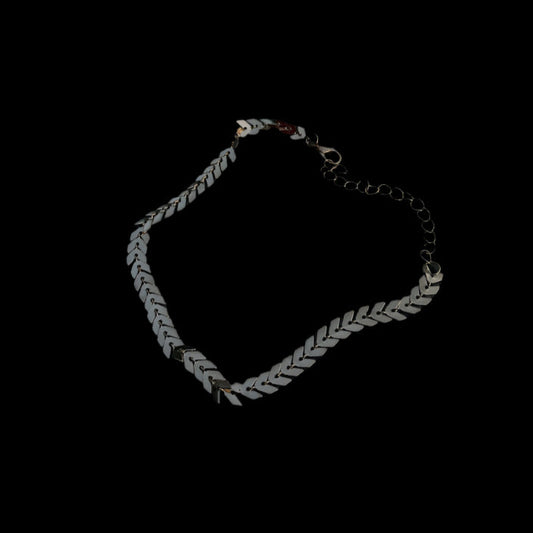 Chevron Silver Bracelet