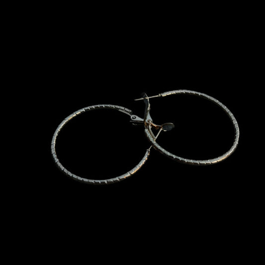 Textured Gold Hoops